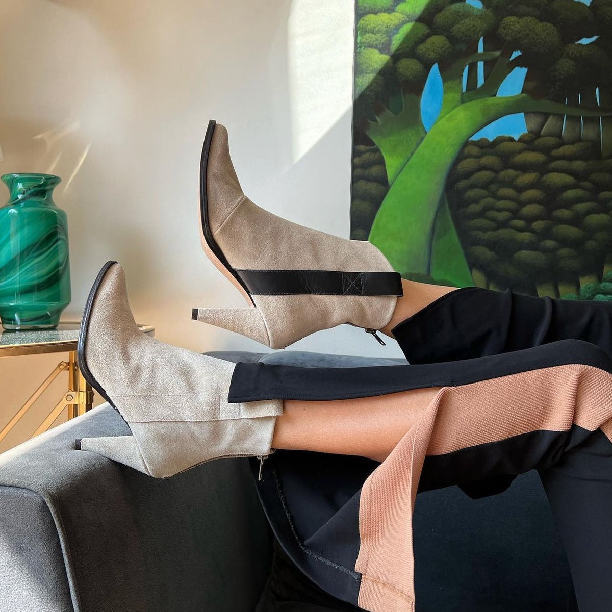 Tacones Diana Negro