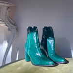 BOTA JOAQUINA CROCO VERDE